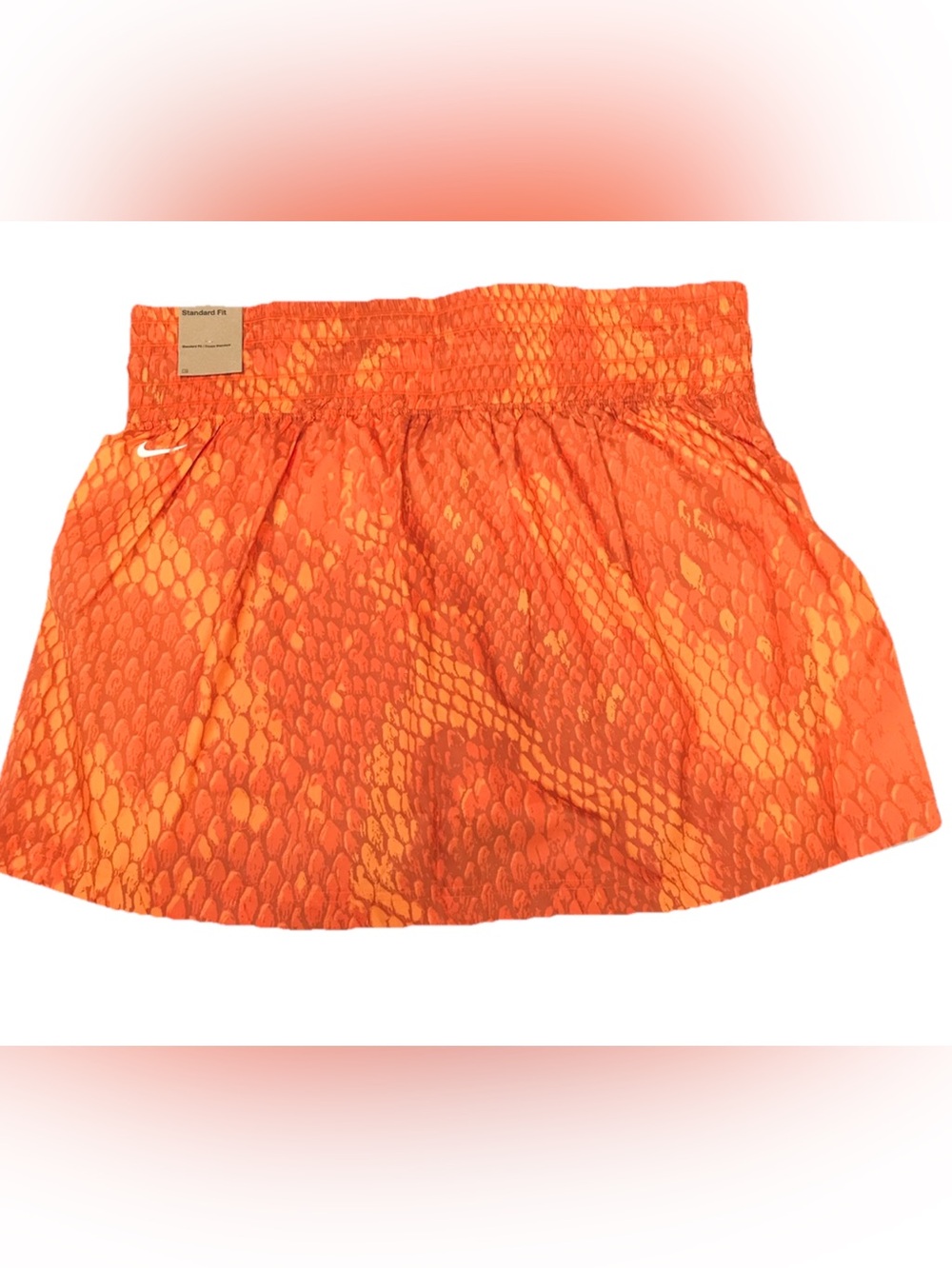 Nike Kobe Womens Safety Orange Snakeprint Woven Skirt (lB2720-819) XL - Picture 7 of 11